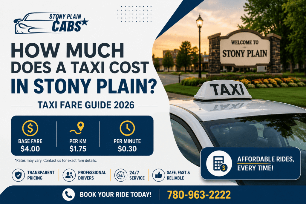 Stony Plain taxi