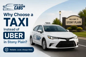 Why Choose a Taxi Instead of Uber in Stony Plain?