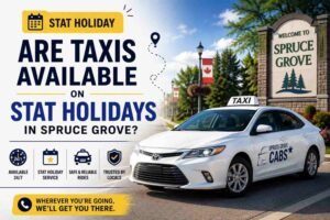 Are Taxis Available on Stat Holidays in Spruce Grove?